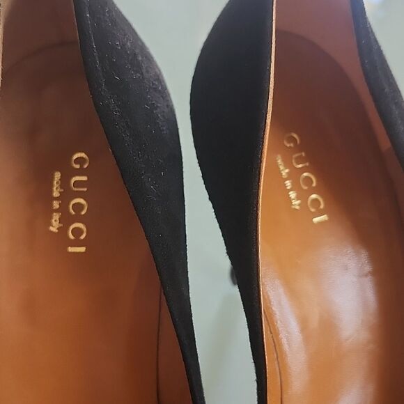 Gucci Suede  Leather Heels - Picture 4 of 11
